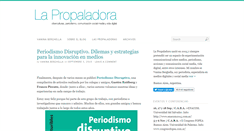 Desktop Screenshot of lapropaladora.com.ar