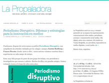 Tablet Screenshot of lapropaladora.com.ar